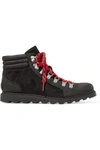 SOREL Ainsley Conquest waterproof leather and suede ankle boots