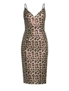 BLACK HALO Amorie Leopard Sequin Sheath Dress