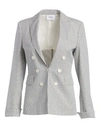 AKRIS PUNTO Striped Double-Breasted Blazer