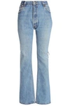RE/DONE BY LEVI'S Distressed high-rise bootcut jeans,AU 14693524283154530