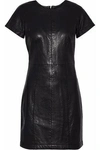 MUUBAA LEATHER MINI DRESS,3074457345619452640