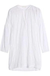 SKIN WOMAN COTTON-BLEND GAUZE JACQUARD NIGHTDRESS OFF-WHITE,AU 4146401443347604