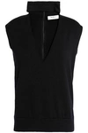 BAILEY44 BAILEY 44 WOMAN CUTOUT MODAL-BLEND JERSEY TOP BLACK,3074457345618841665