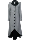 Valentina Shah Victoria Single Breasted Coat - Black In Black