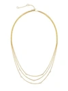 CELARA 14K Yellow Gold & Diamond Layered Necklace