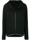 ROQA long-sleeve zipped hoodie