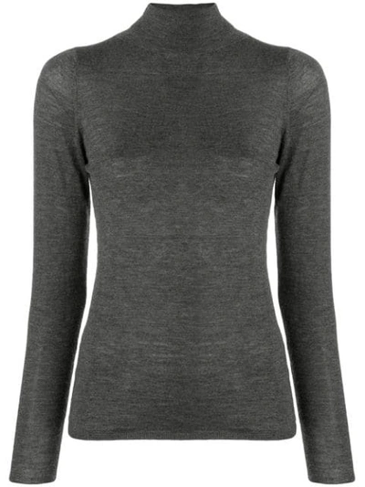 Allude Knitted Top In Grey