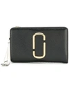 Marc Jacobs The Snapshot Compact Wallet In Black In Black
