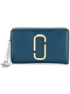Marc Jacobs The Snapshot Compact Wallet In Blue