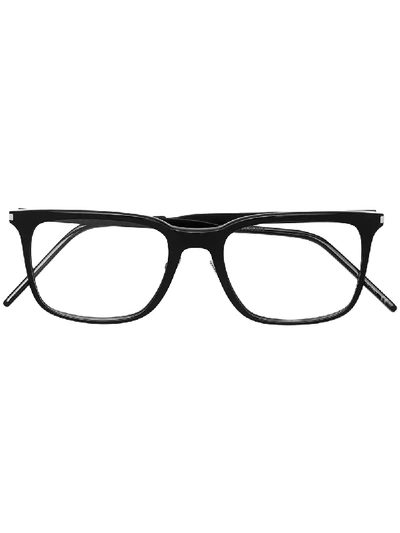 Saint Laurent Eyewear Square Shaped Glasses - 黑色 In Black