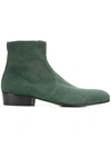LEQARANT LEQARANT SUEDE ANKLE BOOTS - GREEN