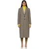 JOSEPH JOSEPH BEIGE HOUNDSTOOTH MARKO COAT