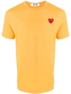 COMME DES GARÇONS PLAY EMBROIDERED HEART T-SHIRT