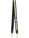 Marc Jacobs Logo Bag Strap In Metallic