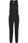 SOFT JOIE WOMAN KATIANA COTTON-BLEND JERSEY JUMPSUIT BLACK,GB 4146401444514176