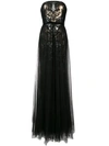 MARCHESA NOTTE SEQUINED TULLE GOWN
