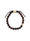 NORTHSKULL TIGER EYE BEADED BRACELET