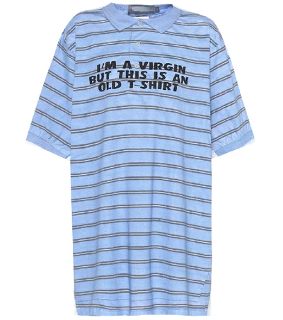 Vetements Printed Cotton T-shirt In Multicoloured