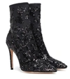 GIANVITO ROSSI DAZE SEQUINED ANKLE BOOTS,P00343875