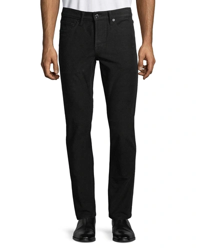 Tom Ford Straight-fit Resin-coated Selvedge Jeans, Black