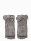 KATE SPADE SOLID BOW POP TOP MITTENS,888698999338