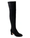 SPLENDID WOMEN'S CHARLOTTE SUEDE & STRETCH OVER-THE-KNEE BOOTS,LL1542