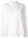 COMME DES GARCONS GIRL RUFFLE TRIM SHIRT