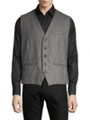 BRUNELLO CUCINELLI Pinstripe Wool Vest,0400097865734