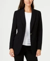 ANNE KLEIN BI-STRETCH ONE-BUTTON BLAZER, CREATED FOR MACY'S