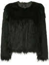 Unreal Fur Unreal Dream Faux-fur Jacket In Black