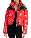 BAGATELLE.NYC BAGATELLE. NYC CROPPED HOODED PUFFER JACKET,66387
