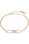 Messika Move Classic 18-karat Pink Gold Diamond Bracelet In Rose Gold