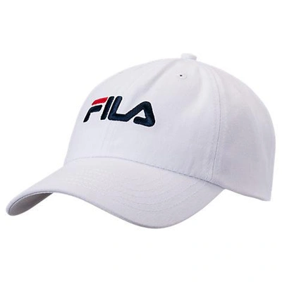 Fila Heritage Cotton Twill Hat, Women's, White