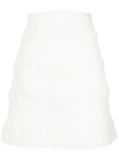 Alice Mccall Suave Mini Skirt In White