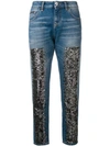 PHILIPP PLEIN GLITTER SKINNY JEANS