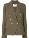 L Agence Kenzie Blazer In Brown