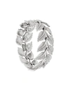 SUSAN CAPLAN VINTAGE SUSAN CAPLAN VINTAGE TRIFARI LEAF BRACELET - METALLIC