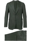 0909 0909 SLIM-FITTED TWO PIECE SUIT - 绿色
