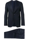 0909 0909 TWO PIECE SLIM-FITTED SUIT - BLUE