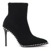 ALEXANDER WANG ERI BLACK ANKLE BOOTS WITH STUDS,10715801