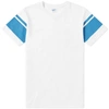 VELVA SHEEN Velva Sheen Arm Stripe Tee,161573S-WN3