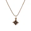 1610istanbul Women's Floral Silver Necklace