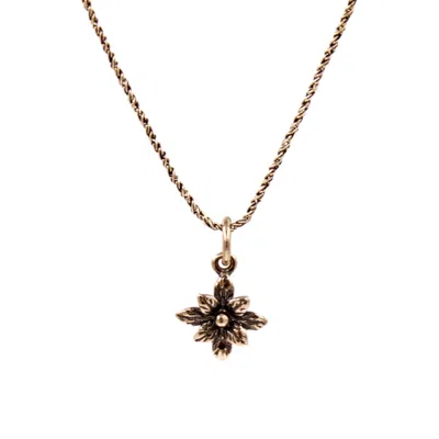 1610istanbul Women's Floral Silver Necklace