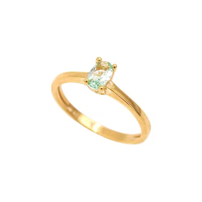1610istanbul Women's Gold Bosphorus Paraiba Tourmaline Ring