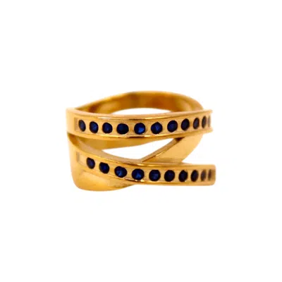 1610istanbul Women's Gold Bosphorus Ring