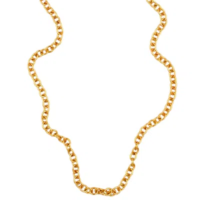 1610istanbul Women's Gold Bridal Party Classic Chain Necklace
