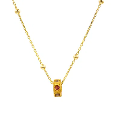 1610istanbul Women's Gold Byzantine Minimal Necklace