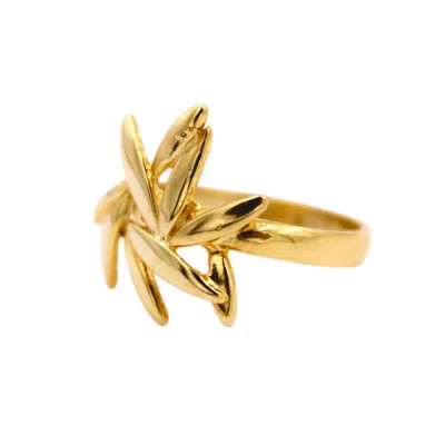 1610istanbul Women's Gold Cite Francaise Ring