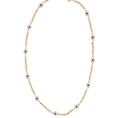 1610istanbul Women's Gold Evil Eye Grand Bazaar Necklace