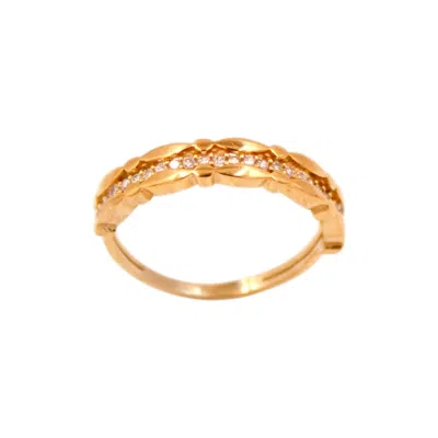 1610istanbul Women's Gold Grand Bazaar Crown Ring
